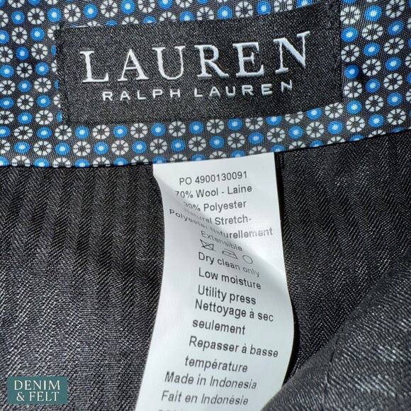 Lauren Ralph Lauren Men’s Classic-Fit UltraFlex Stretch Suit Pants 34W x 32L NEW - Picture 6 of 8